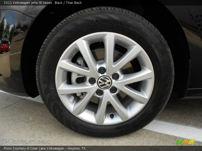 Black / Titan Black 2011 Volkswagen Jetta SE Sedan