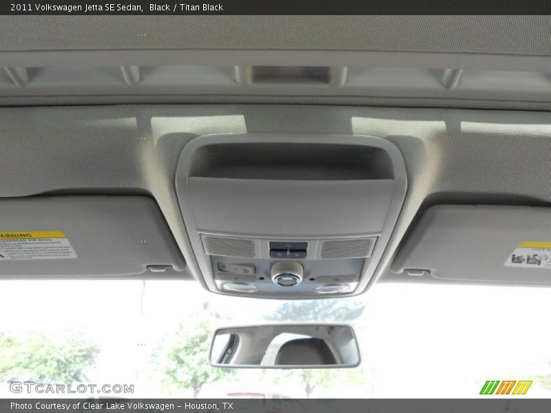 Black / Titan Black 2011 Volkswagen Jetta SE Sedan