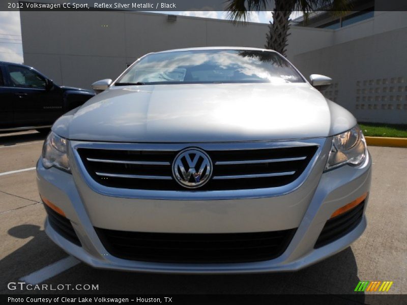 Reflex Silver Metallic / Black 2012 Volkswagen CC Sport