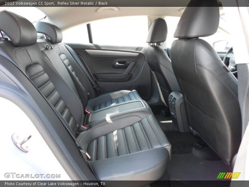 Reflex Silver Metallic / Black 2012 Volkswagen CC Sport