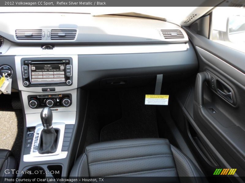 Reflex Silver Metallic / Black 2012 Volkswagen CC Sport