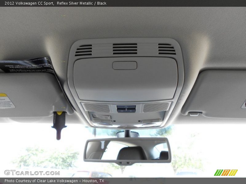 Reflex Silver Metallic / Black 2012 Volkswagen CC Sport