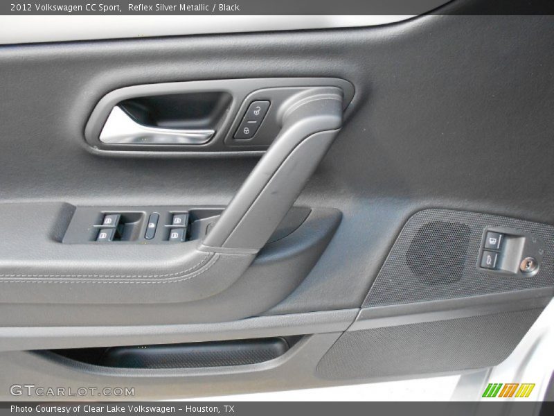 Reflex Silver Metallic / Black 2012 Volkswagen CC Sport