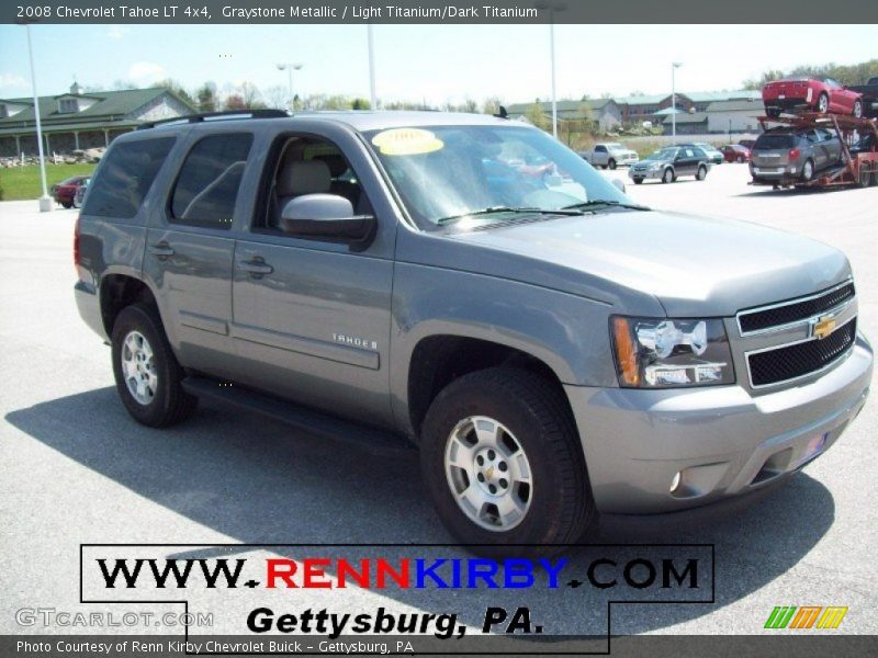 Graystone Metallic / Light Titanium/Dark Titanium 2008 Chevrolet Tahoe LT 4x4