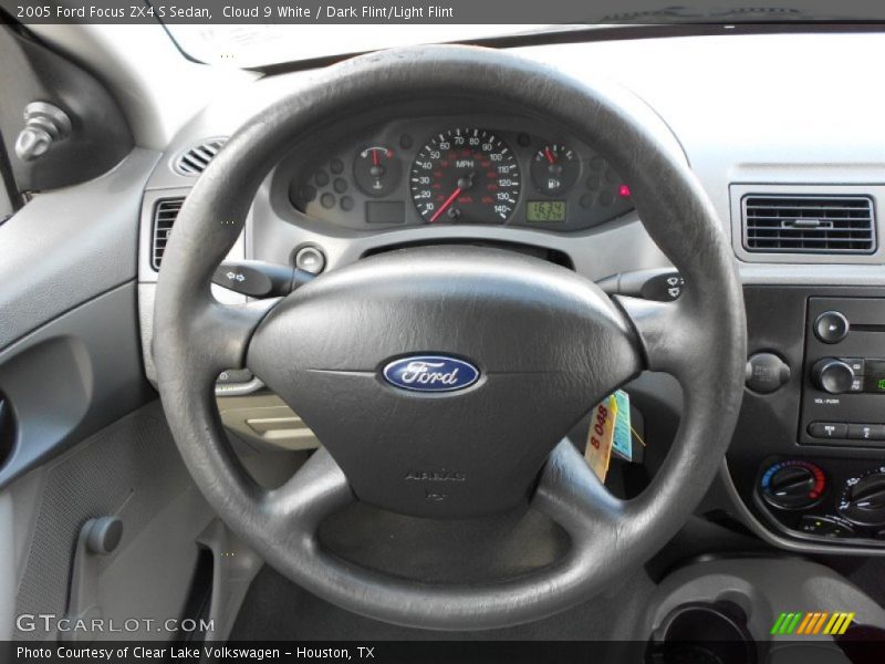 Cloud 9 White / Dark Flint/Light Flint 2005 Ford Focus ZX4 S Sedan