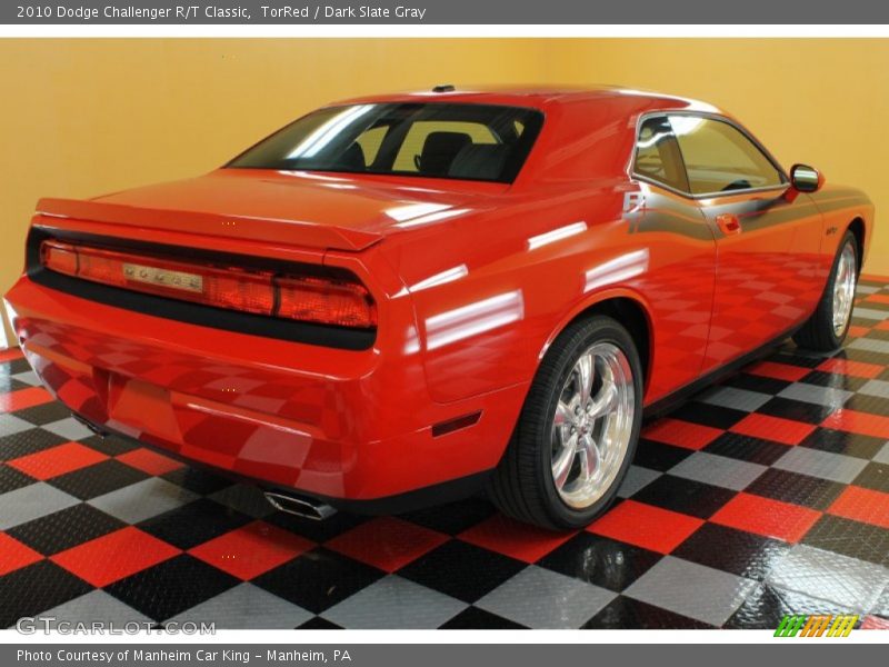 TorRed / Dark Slate Gray 2010 Dodge Challenger R/T Classic