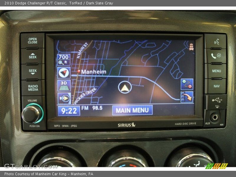 TorRed / Dark Slate Gray 2010 Dodge Challenger R/T Classic