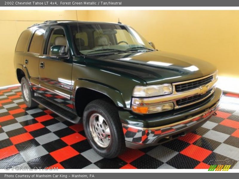 Forest Green Metallic / Tan/Neutral 2002 Chevrolet Tahoe LT 4x4