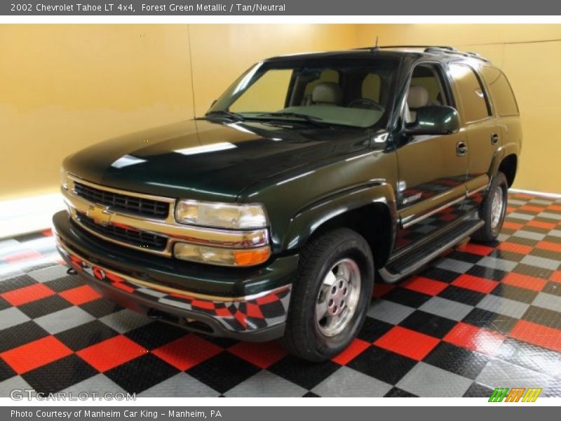 Forest Green Metallic / Tan/Neutral 2002 Chevrolet Tahoe LT 4x4
