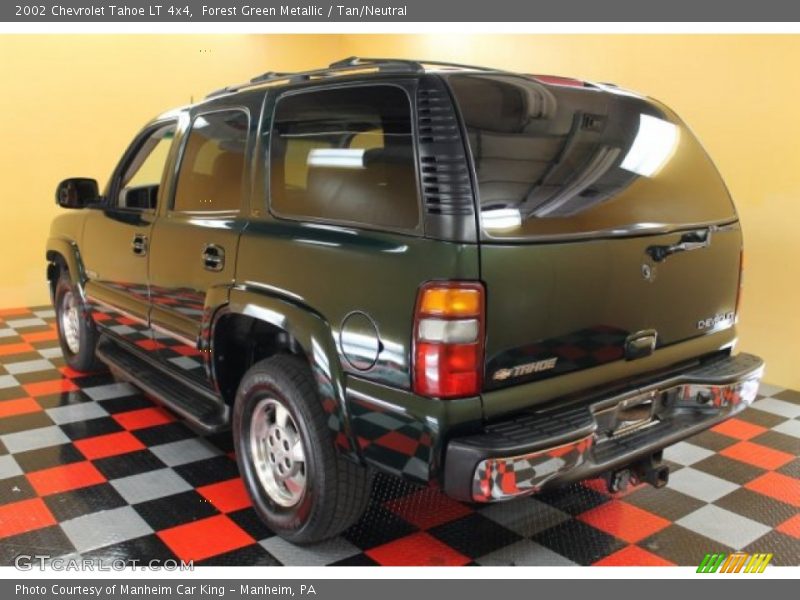 Forest Green Metallic / Tan/Neutral 2002 Chevrolet Tahoe LT 4x4