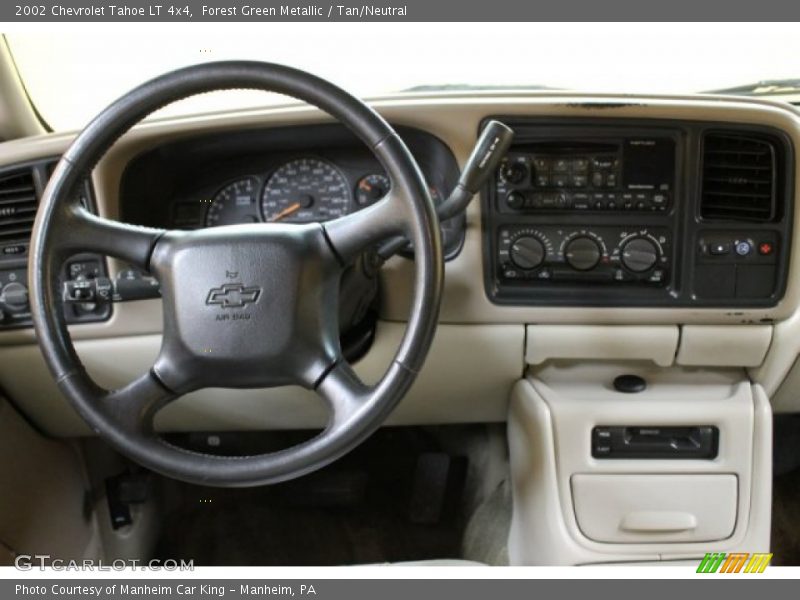 Forest Green Metallic / Tan/Neutral 2002 Chevrolet Tahoe LT 4x4