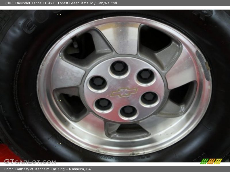Forest Green Metallic / Tan/Neutral 2002 Chevrolet Tahoe LT 4x4