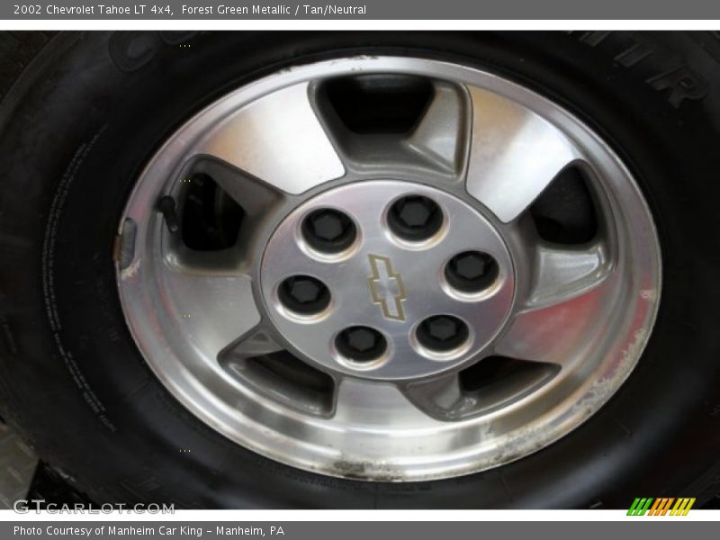 Forest Green Metallic / Tan/Neutral 2002 Chevrolet Tahoe LT 4x4