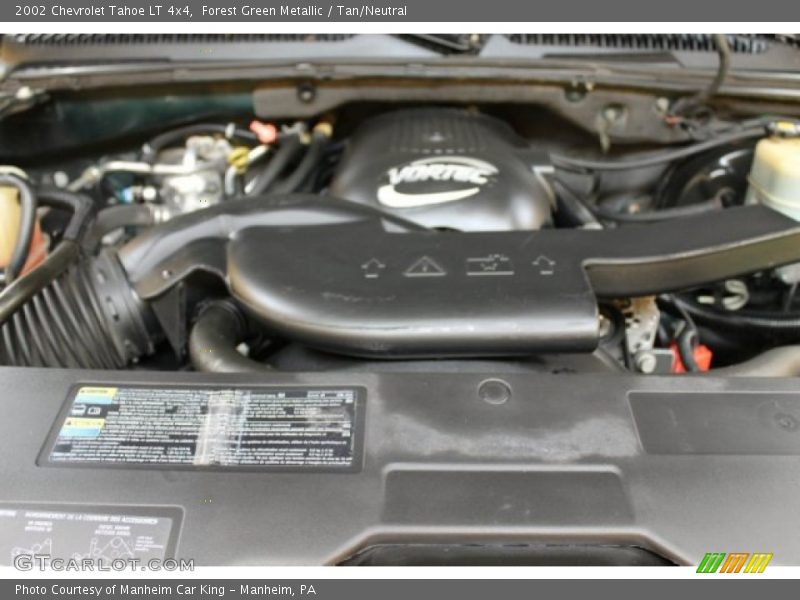 Forest Green Metallic / Tan/Neutral 2002 Chevrolet Tahoe LT 4x4