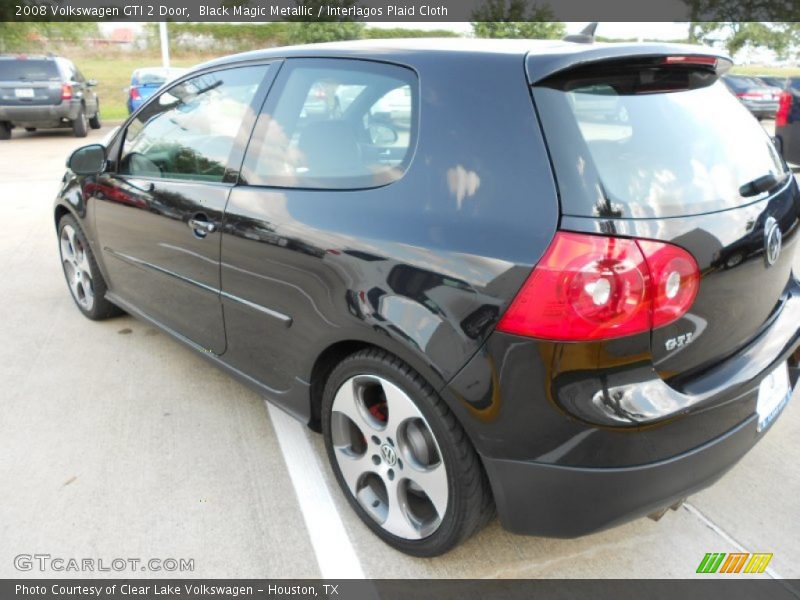 Black Magic Metallic / Interlagos Plaid Cloth 2008 Volkswagen GTI 2 Door