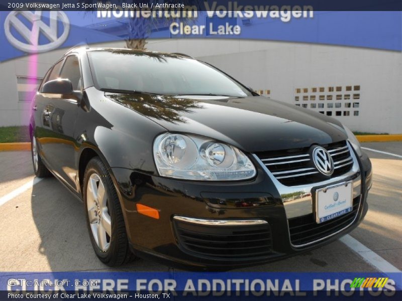 Black Uni / Anthracite 2009 Volkswagen Jetta S SportWagen