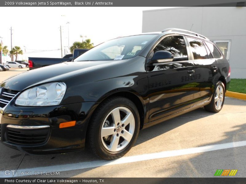 Black Uni / Anthracite 2009 Volkswagen Jetta S SportWagen