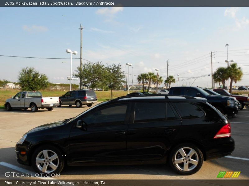 Black Uni / Anthracite 2009 Volkswagen Jetta S SportWagen