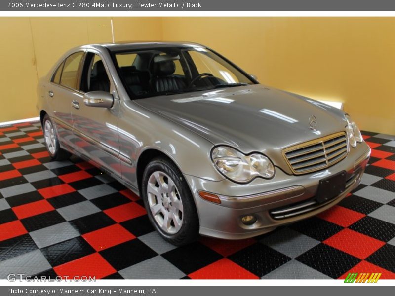 Pewter Metallic / Black 2006 Mercedes-Benz C 280 4Matic Luxury