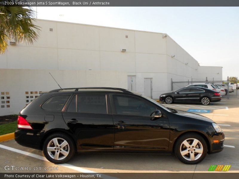 Black Uni / Anthracite 2009 Volkswagen Jetta S SportWagen
