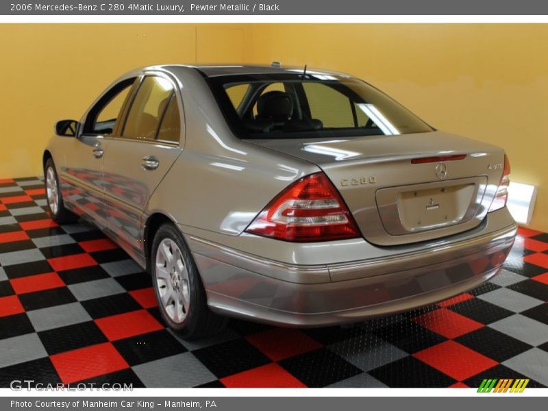 Pewter Metallic / Black 2006 Mercedes-Benz C 280 4Matic Luxury