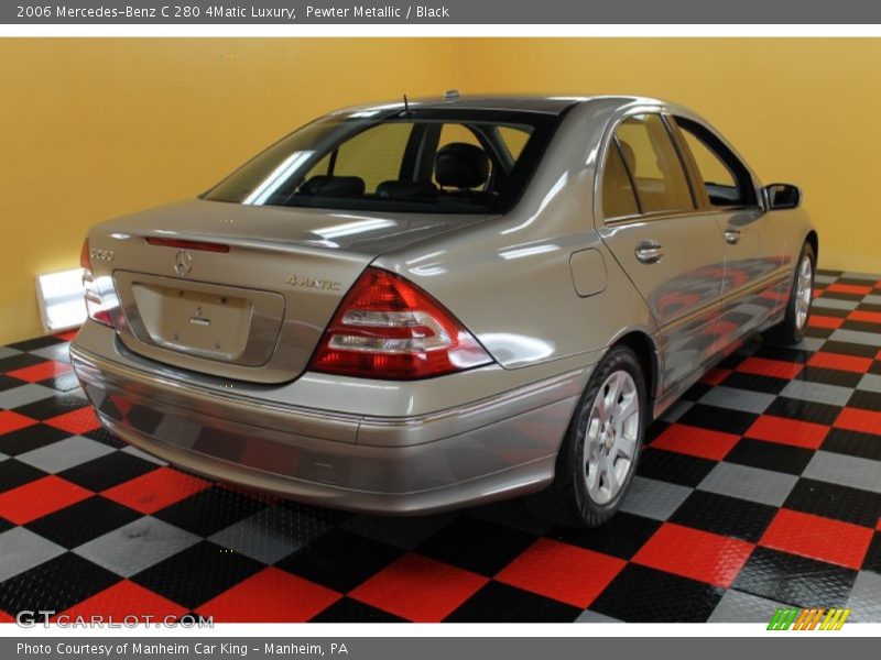 Pewter Metallic / Black 2006 Mercedes-Benz C 280 4Matic Luxury