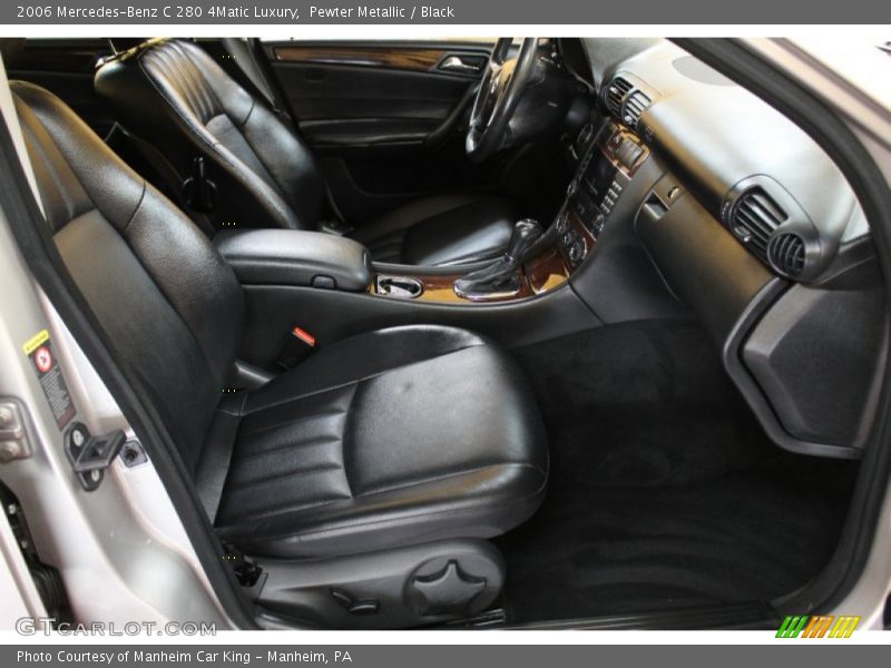 Pewter Metallic / Black 2006 Mercedes-Benz C 280 4Matic Luxury
