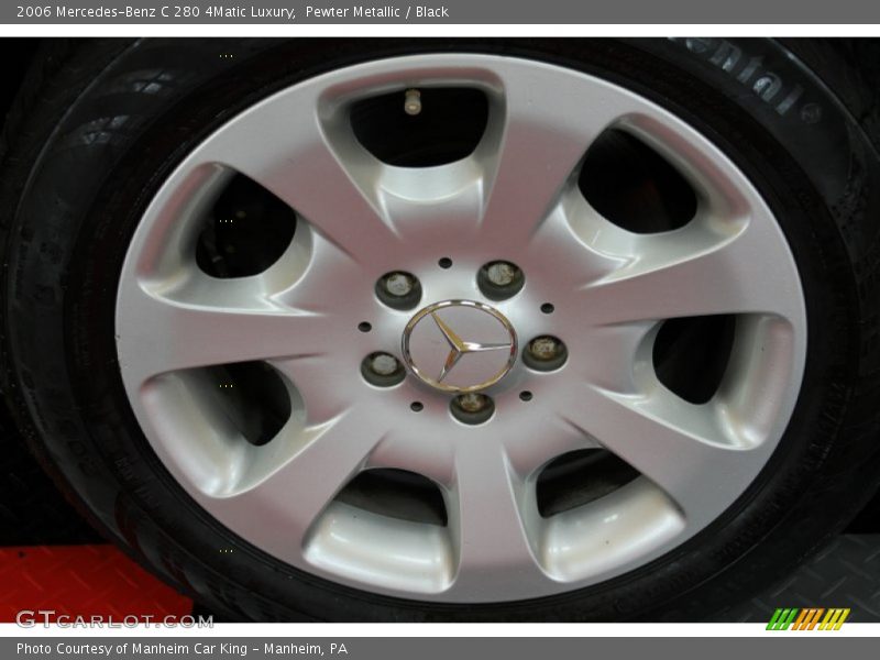 Pewter Metallic / Black 2006 Mercedes-Benz C 280 4Matic Luxury