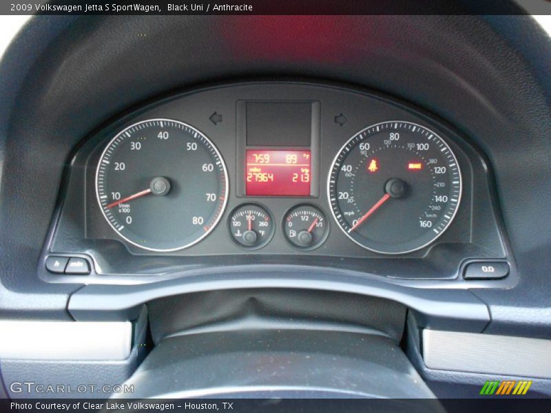 2009 Jetta S SportWagen S SportWagen Gauges