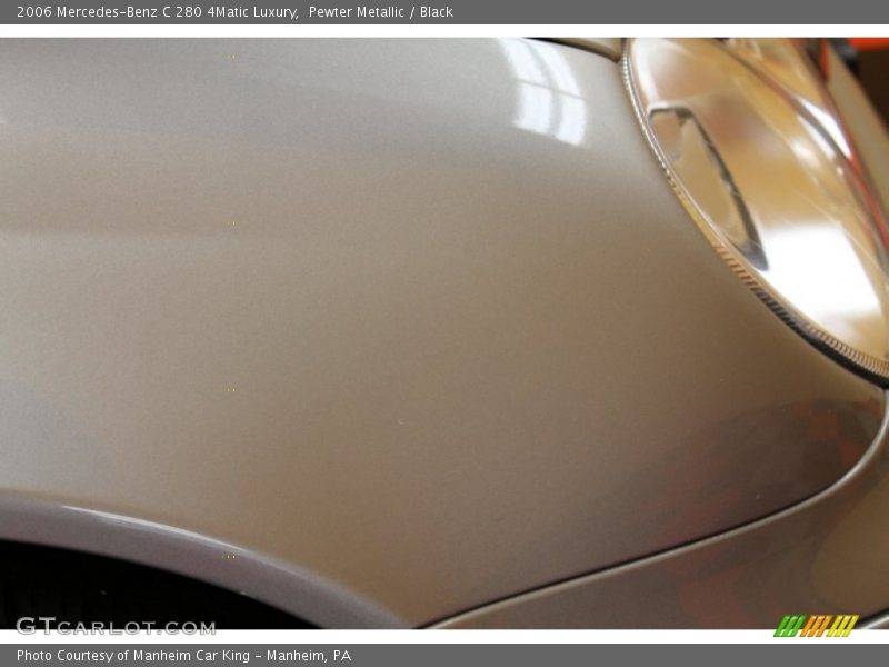 Pewter Metallic / Black 2006 Mercedes-Benz C 280 4Matic Luxury