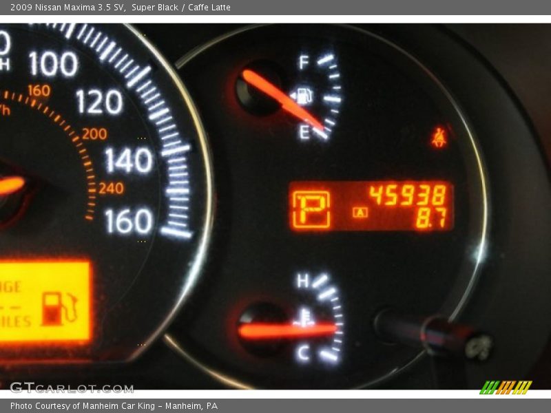 Super Black / Caffe Latte 2009 Nissan Maxima 3.5 SV