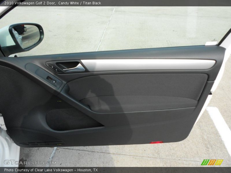 Candy White / Titan Black 2010 Volkswagen Golf 2 Door