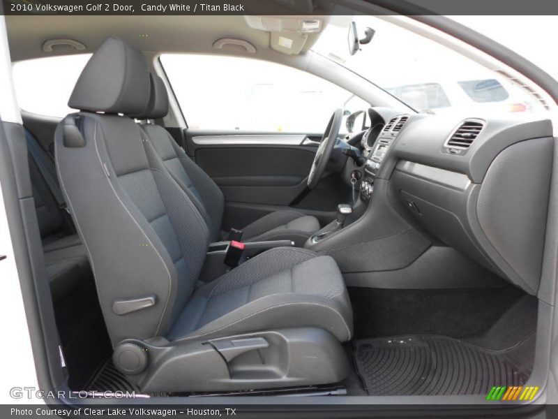  2010 Golf 2 Door Titan Black Interior