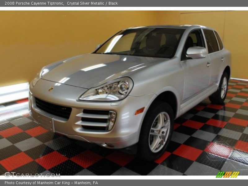 Crystal Silver Metallic / Black 2008 Porsche Cayenne Tiptronic