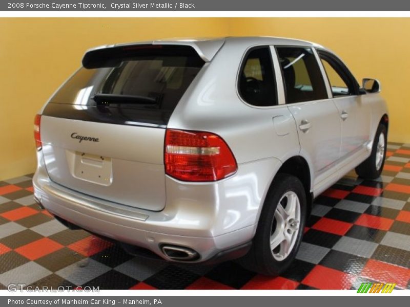 Crystal Silver Metallic / Black 2008 Porsche Cayenne Tiptronic