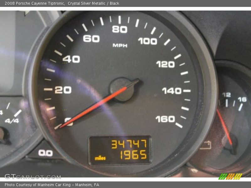 Crystal Silver Metallic / Black 2008 Porsche Cayenne Tiptronic