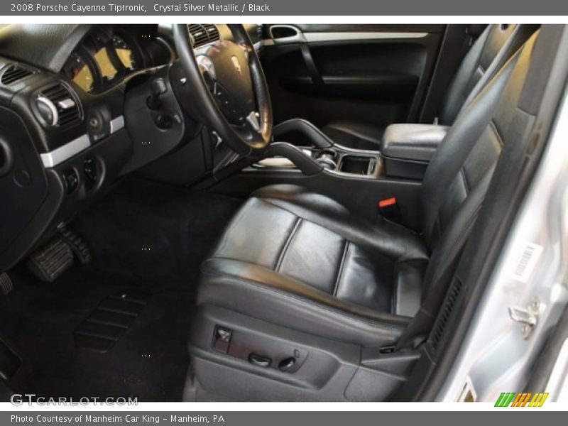 Crystal Silver Metallic / Black 2008 Porsche Cayenne Tiptronic