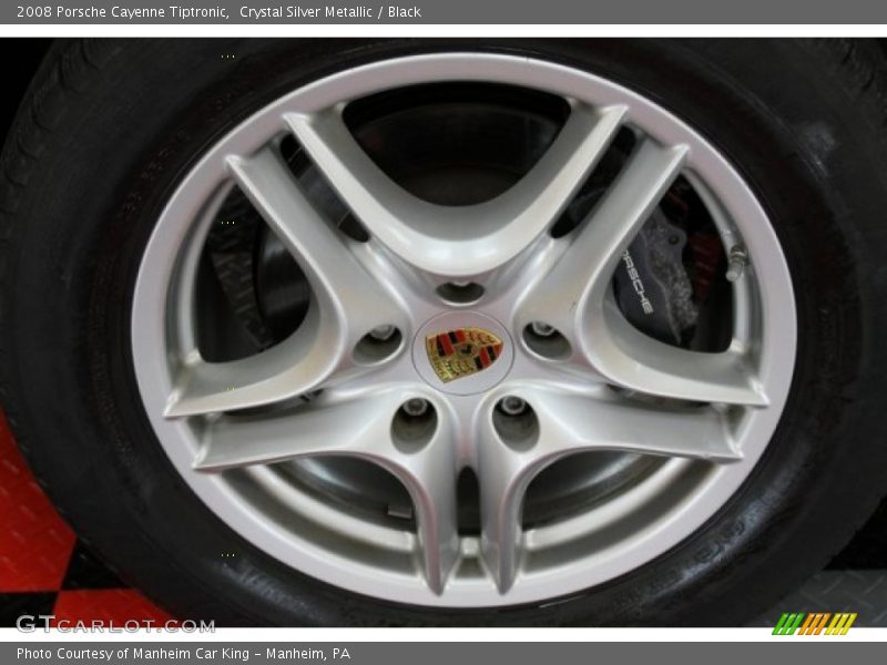 Crystal Silver Metallic / Black 2008 Porsche Cayenne Tiptronic