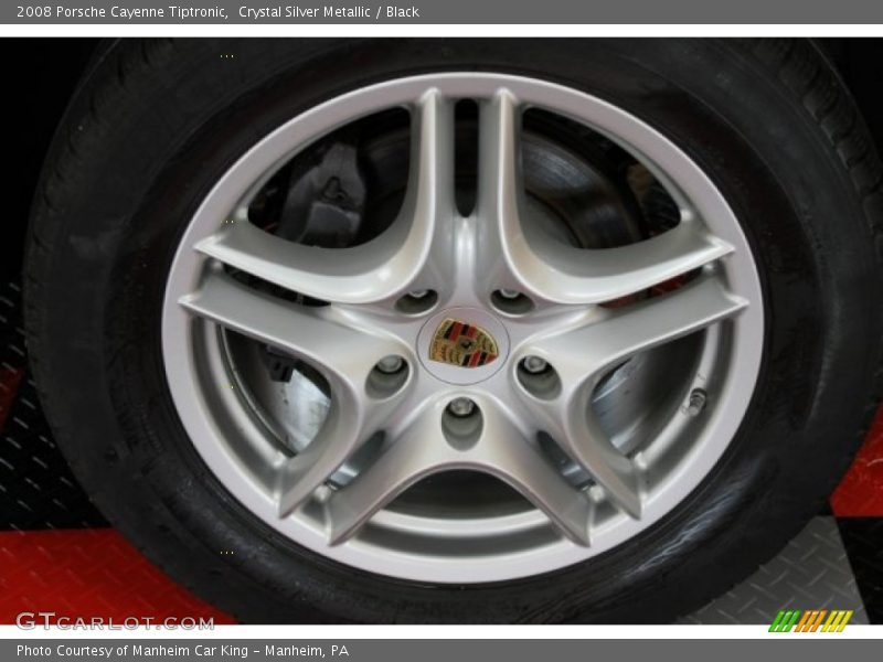 Crystal Silver Metallic / Black 2008 Porsche Cayenne Tiptronic