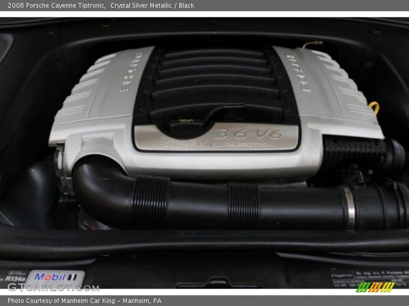 Crystal Silver Metallic / Black 2008 Porsche Cayenne Tiptronic