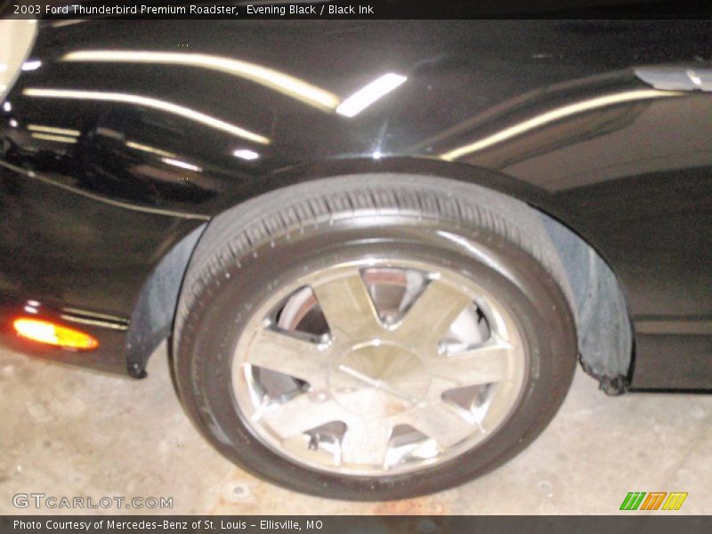 Evening Black / Black Ink 2003 Ford Thunderbird Premium Roadster