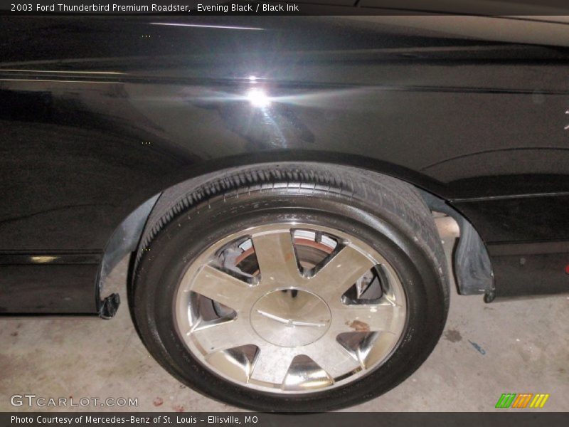Evening Black / Black Ink 2003 Ford Thunderbird Premium Roadster