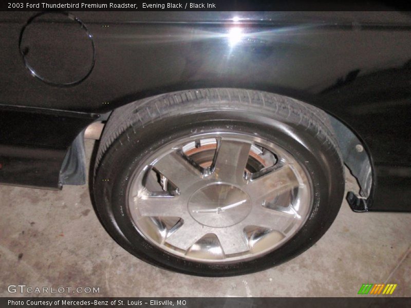 Evening Black / Black Ink 2003 Ford Thunderbird Premium Roadster