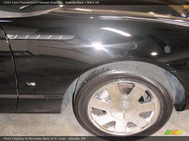 Evening Black / Black Ink 2003 Ford Thunderbird Premium Roadster