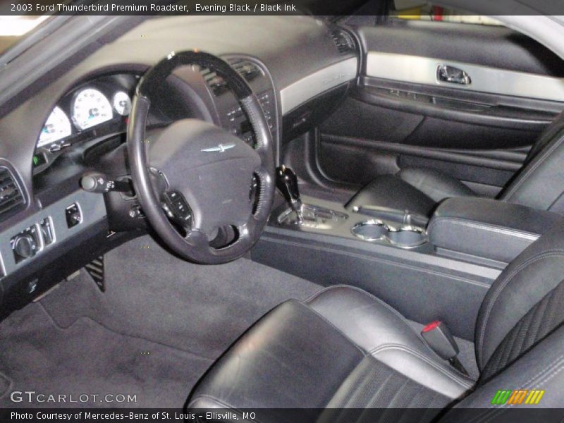 Evening Black / Black Ink 2003 Ford Thunderbird Premium Roadster