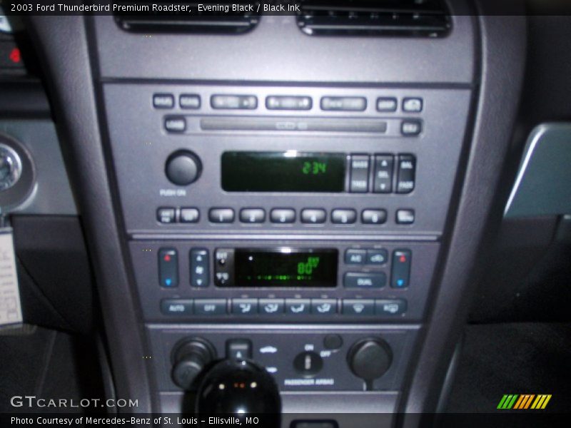 Evening Black / Black Ink 2003 Ford Thunderbird Premium Roadster