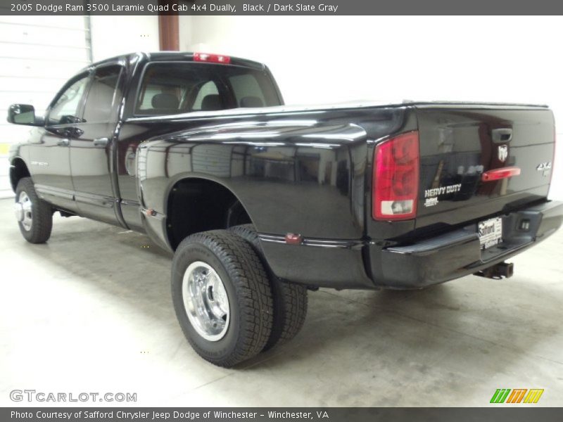 Black / Dark Slate Gray 2005 Dodge Ram 3500 Laramie Quad Cab 4x4 Dually