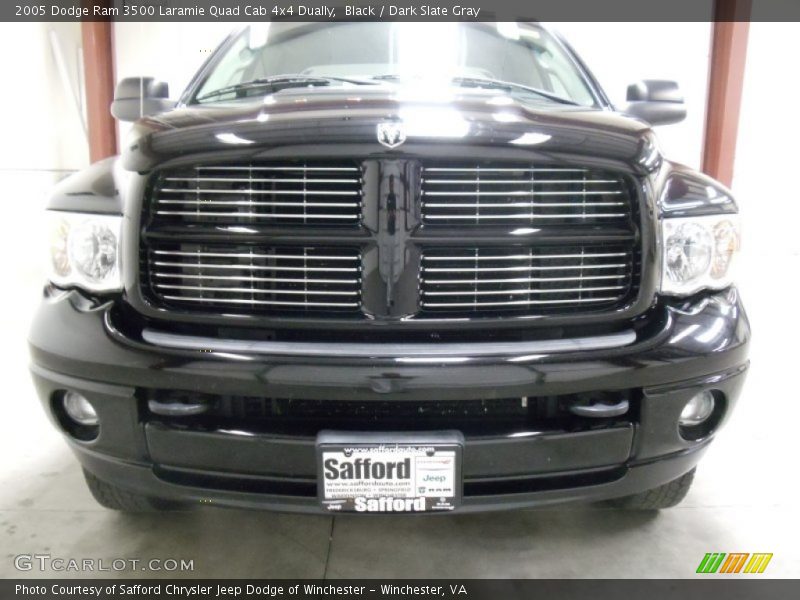 Black / Dark Slate Gray 2005 Dodge Ram 3500 Laramie Quad Cab 4x4 Dually
