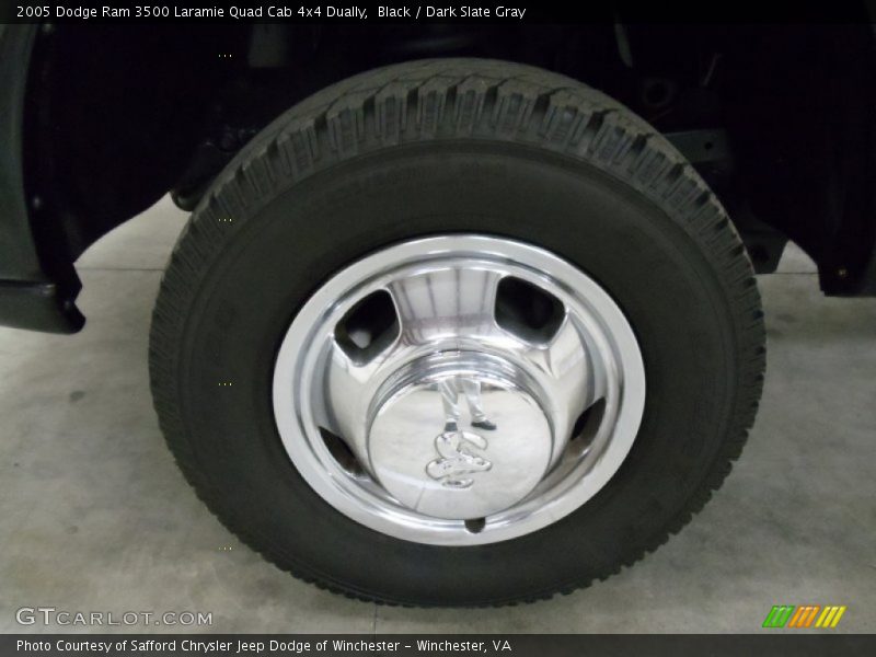 Black / Dark Slate Gray 2005 Dodge Ram 3500 Laramie Quad Cab 4x4 Dually