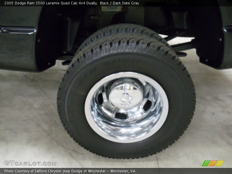 Black / Dark Slate Gray 2005 Dodge Ram 3500 Laramie Quad Cab 4x4 Dually